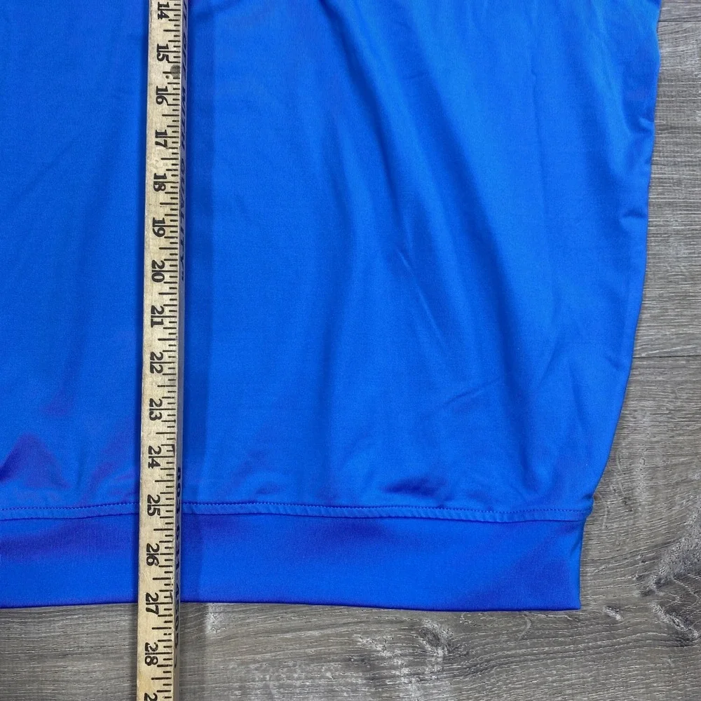 FootJoy‎ FJ Pullover Mens L Royal Blue 1/4 Zip Golf Performance Long Sleeve